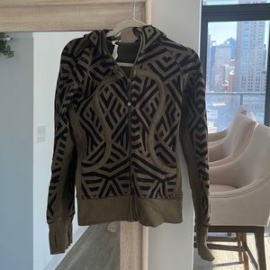 Lululemon Army green Zip Up